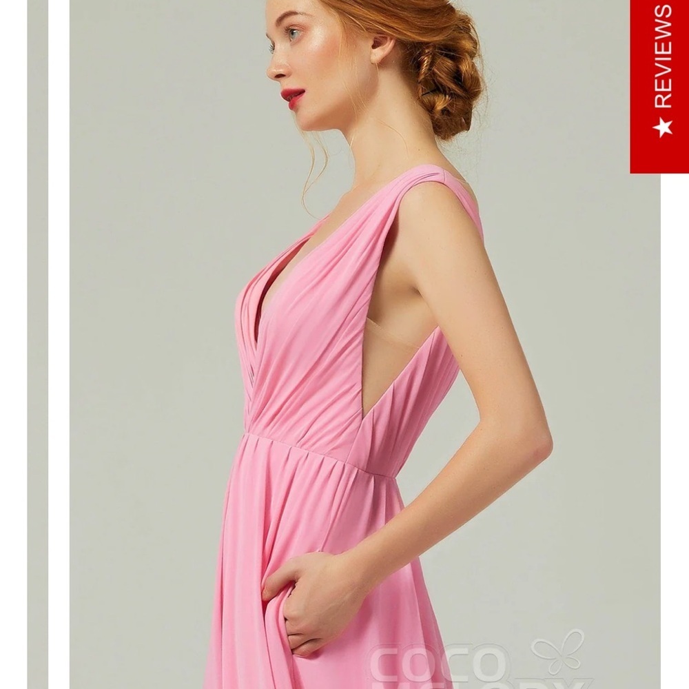 Elegant Mauve Sleeveless Maxi Dress - Picture 10 of 16